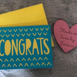 Congratulations card