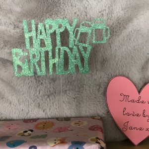 Happy Birthday beer glasses