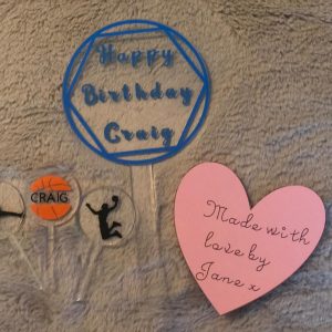 Cake padddles, large and small