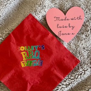 Personalised napkins